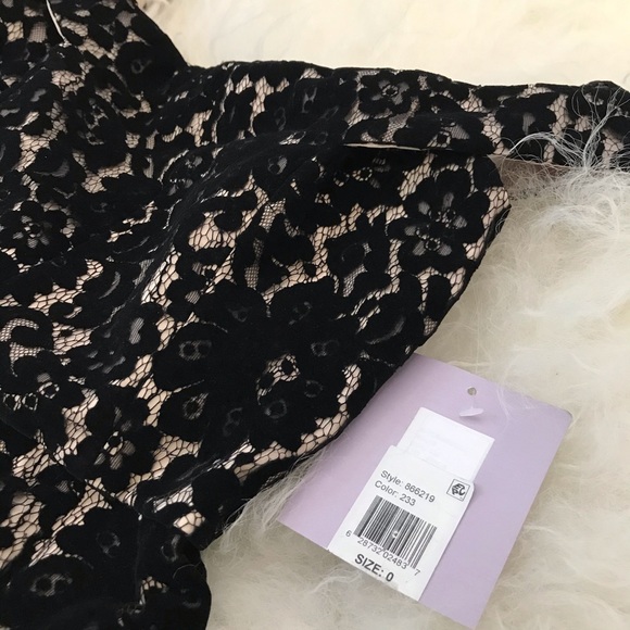 JS COLLECTIONS Womens Lace Mini Cocktail Dress - Picture 6 of 7